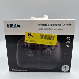 8BitDo Ultimate 2.4G Wireless Controller Hall Effect Black with Charging Dock